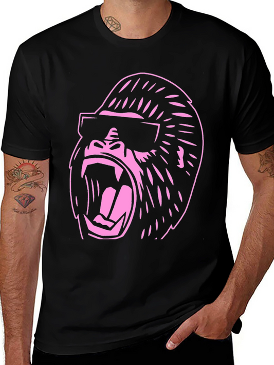 Cool Gorilla Graphic T-Shirt - Black