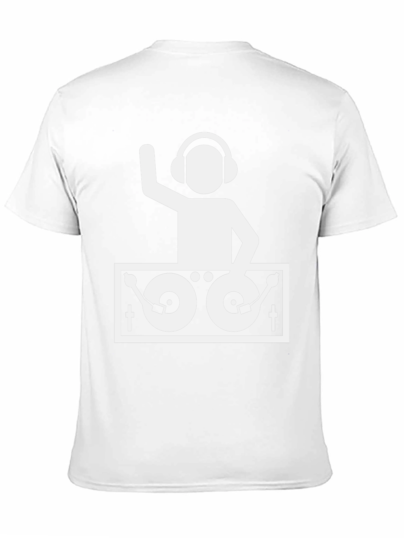 DJ Turntable Graphic T-Shirt - Black