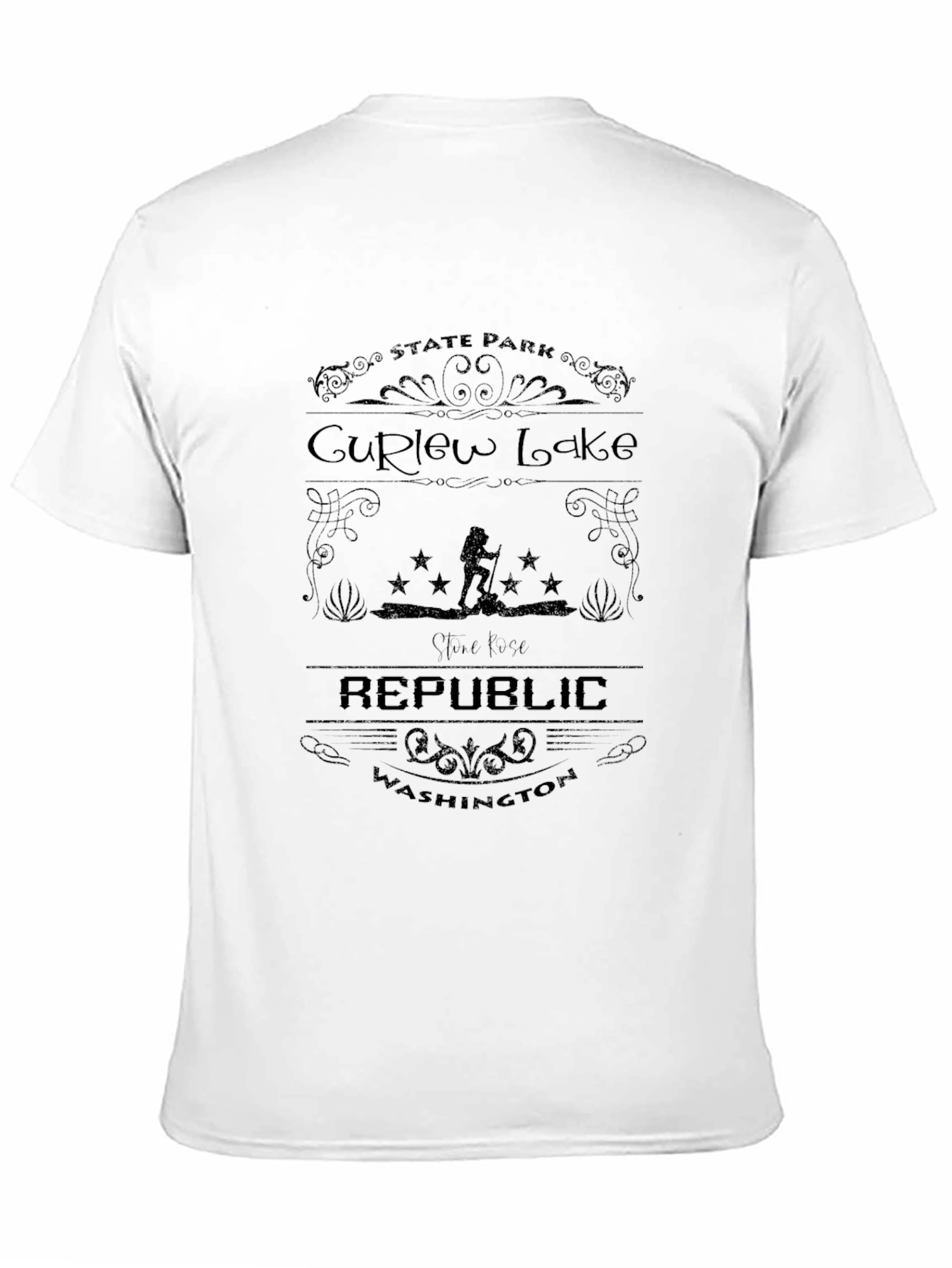 Curlew Lake State Park Black Graphic T-Shirt