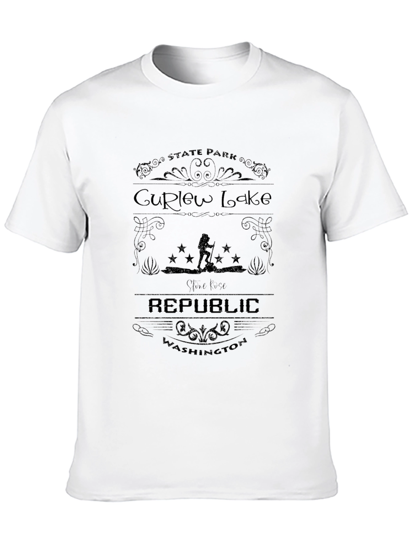 Curlew Lake State Park Black Graphic T-Shirt