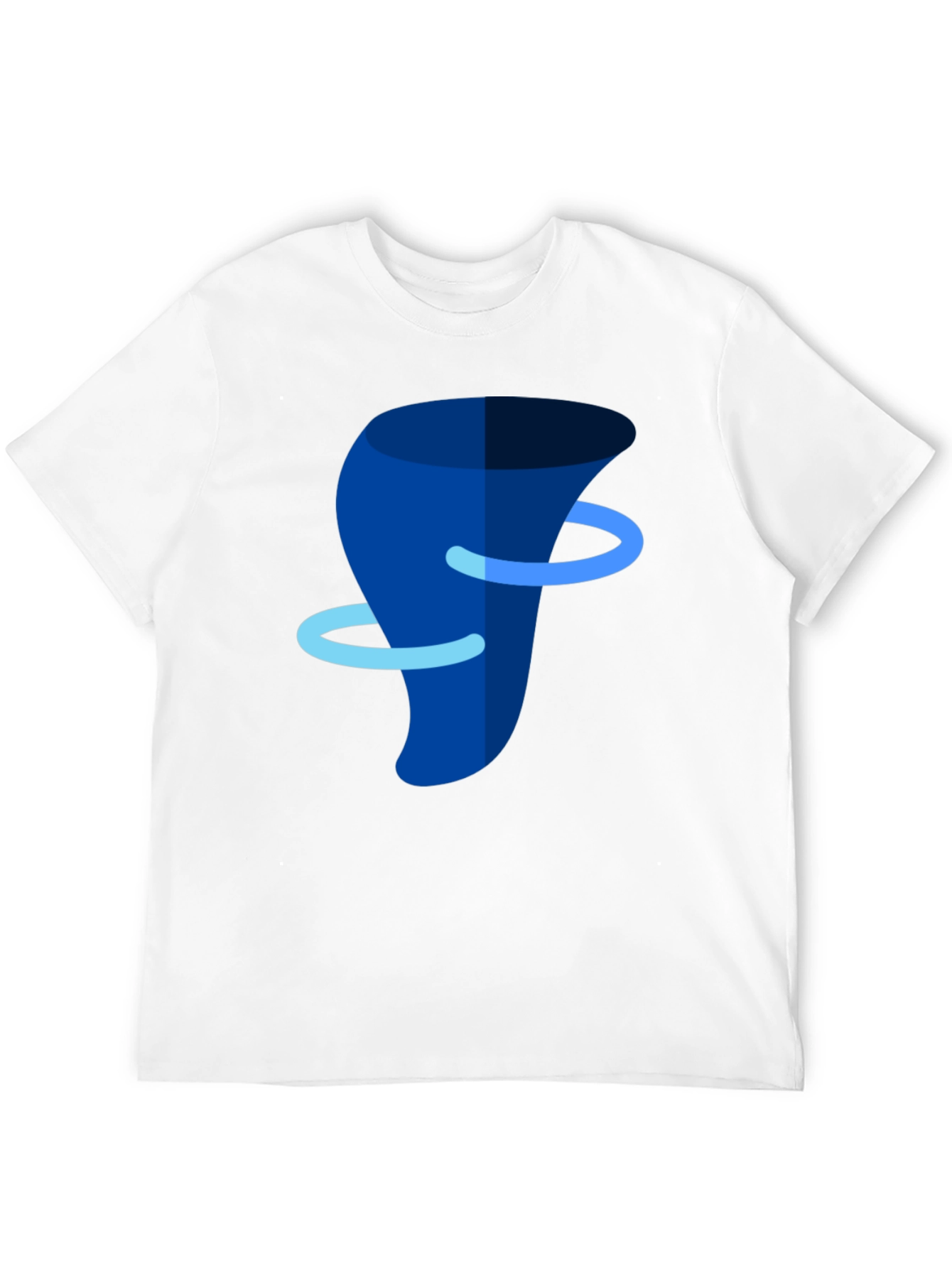 Abstract Tornado Graphic T-Shirt - Modern Art Tee