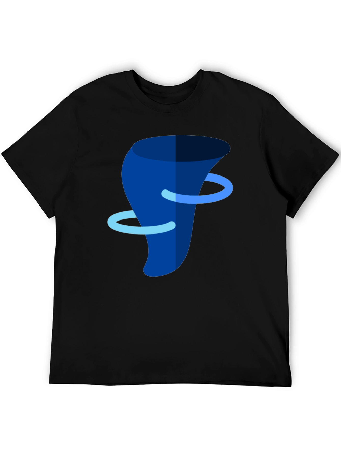 Abstract Tornado Graphic T-Shirt - Modern Art Tee
