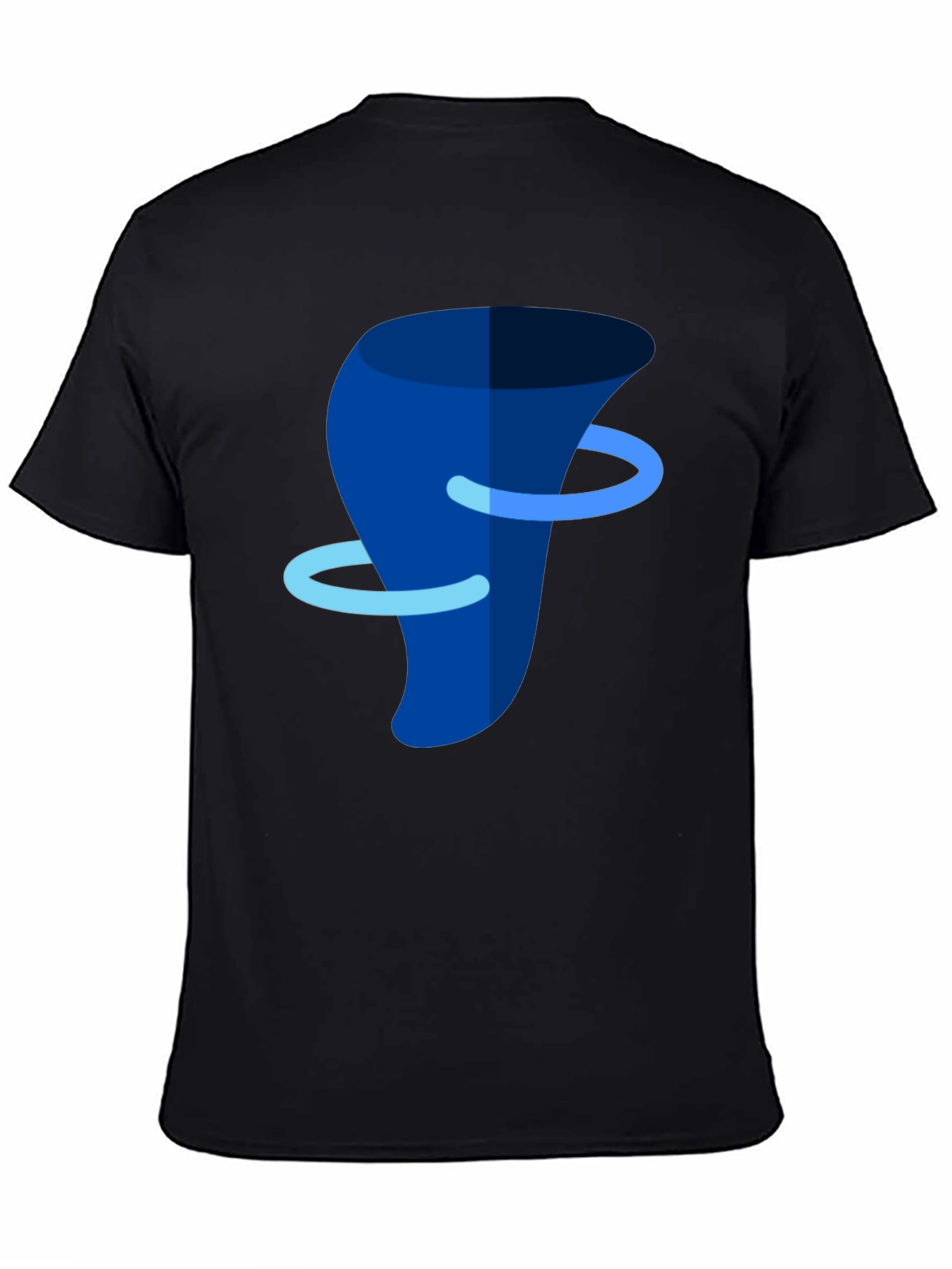 Abstract Tornado Graphic T-Shirt - Modern Art Tee