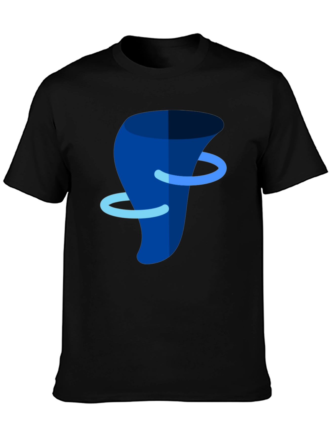 Abstract Tornado Graphic T-Shirt - Modern Art Tee