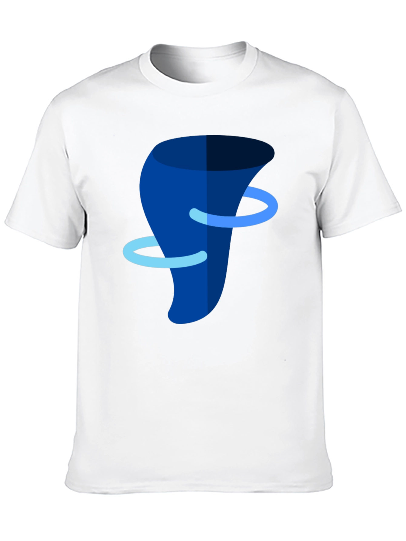 Abstract Tornado Graphic T-Shirt - Modern Art Tee