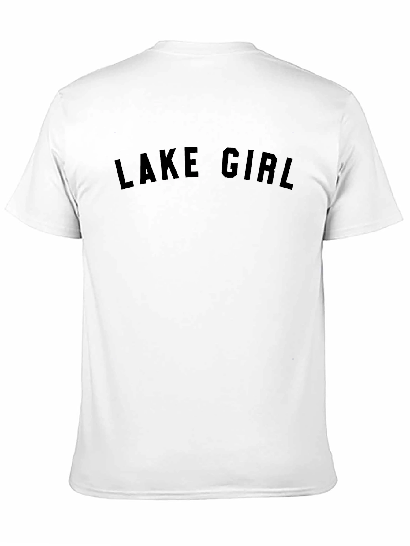 Lake Girl Black Graphic Tee Shirt