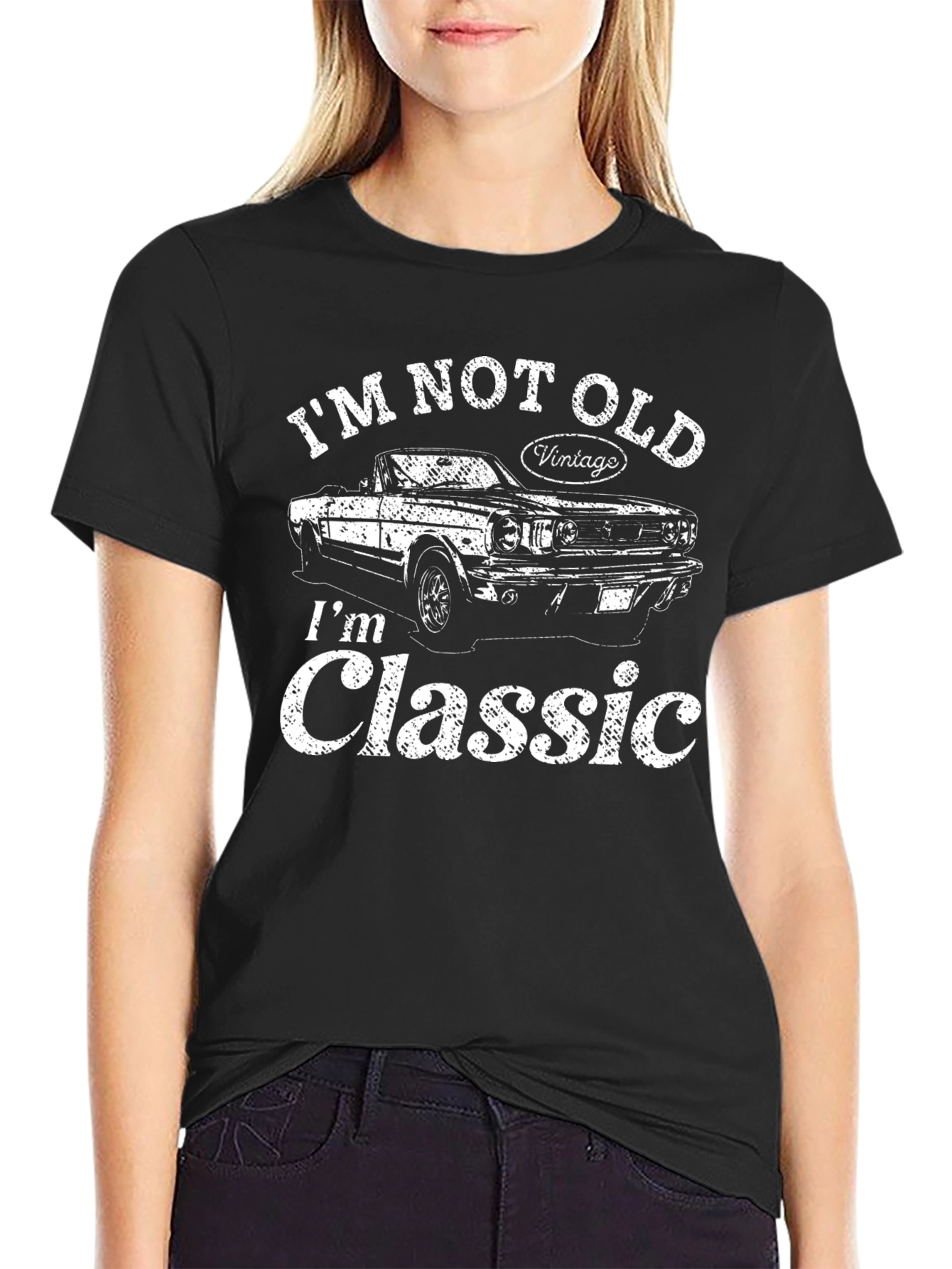 Im Not Old Im Classic Black T-Shirt