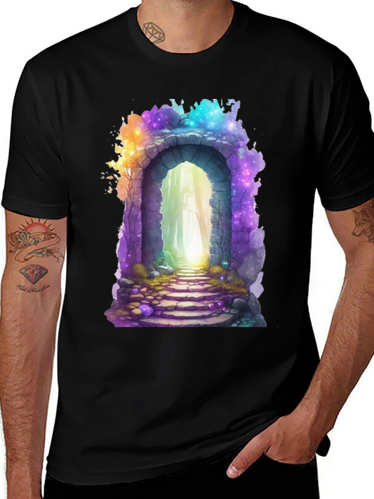 Magical Portal T-Shirt - Fantasy Graphic Tee