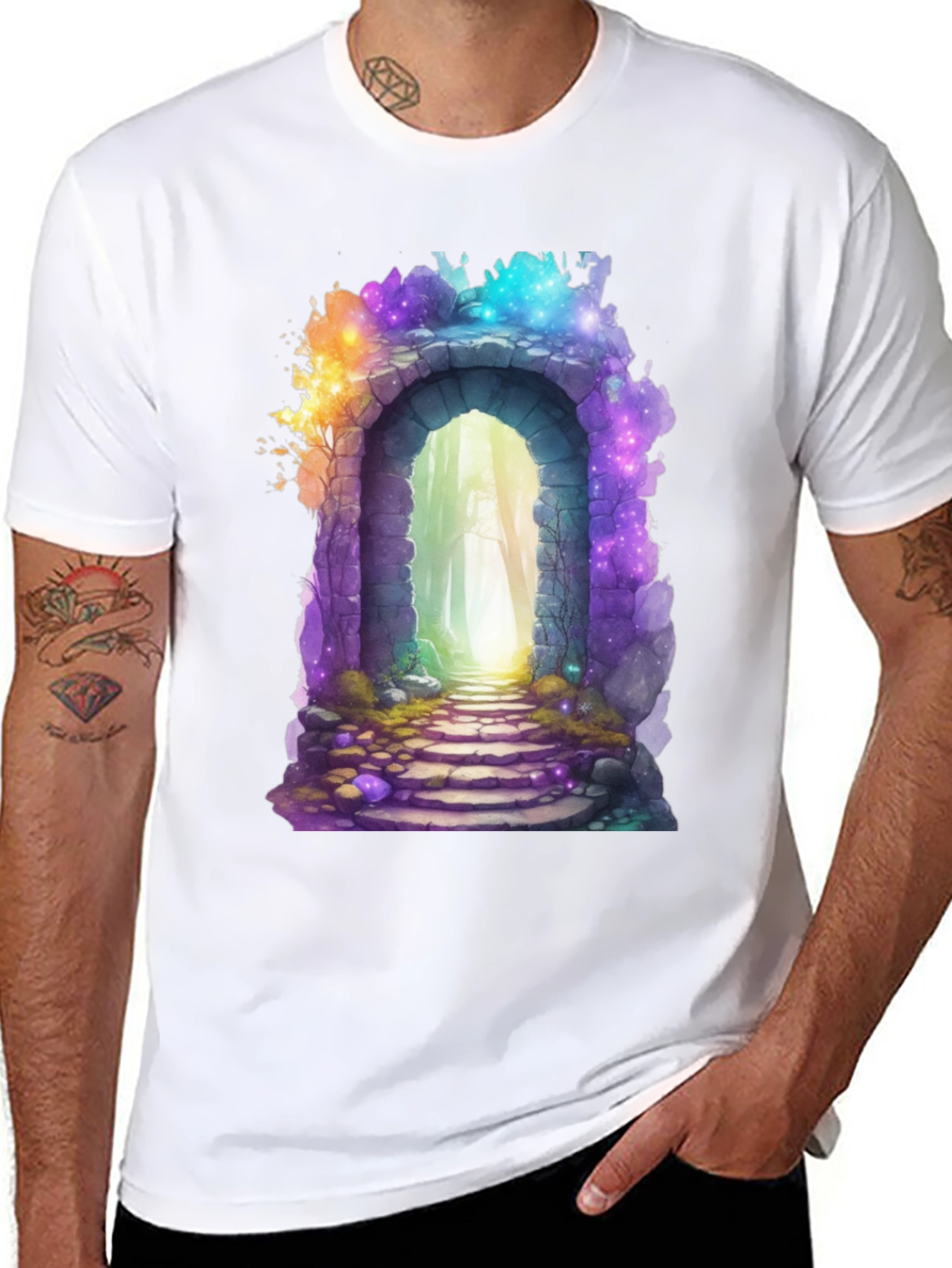 Magical Portal T-Shirt - Fantasy Graphic Tee