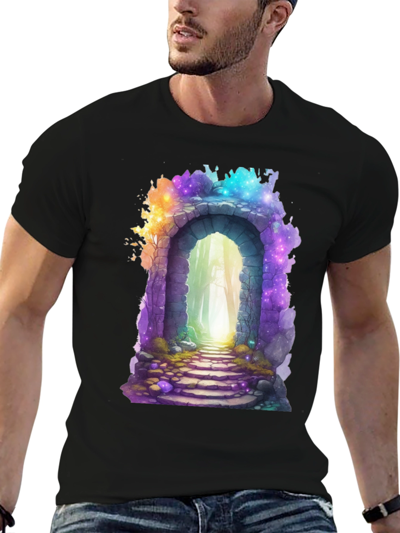 Magical Portal T-Shirt - Fantasy Graphic Tee
