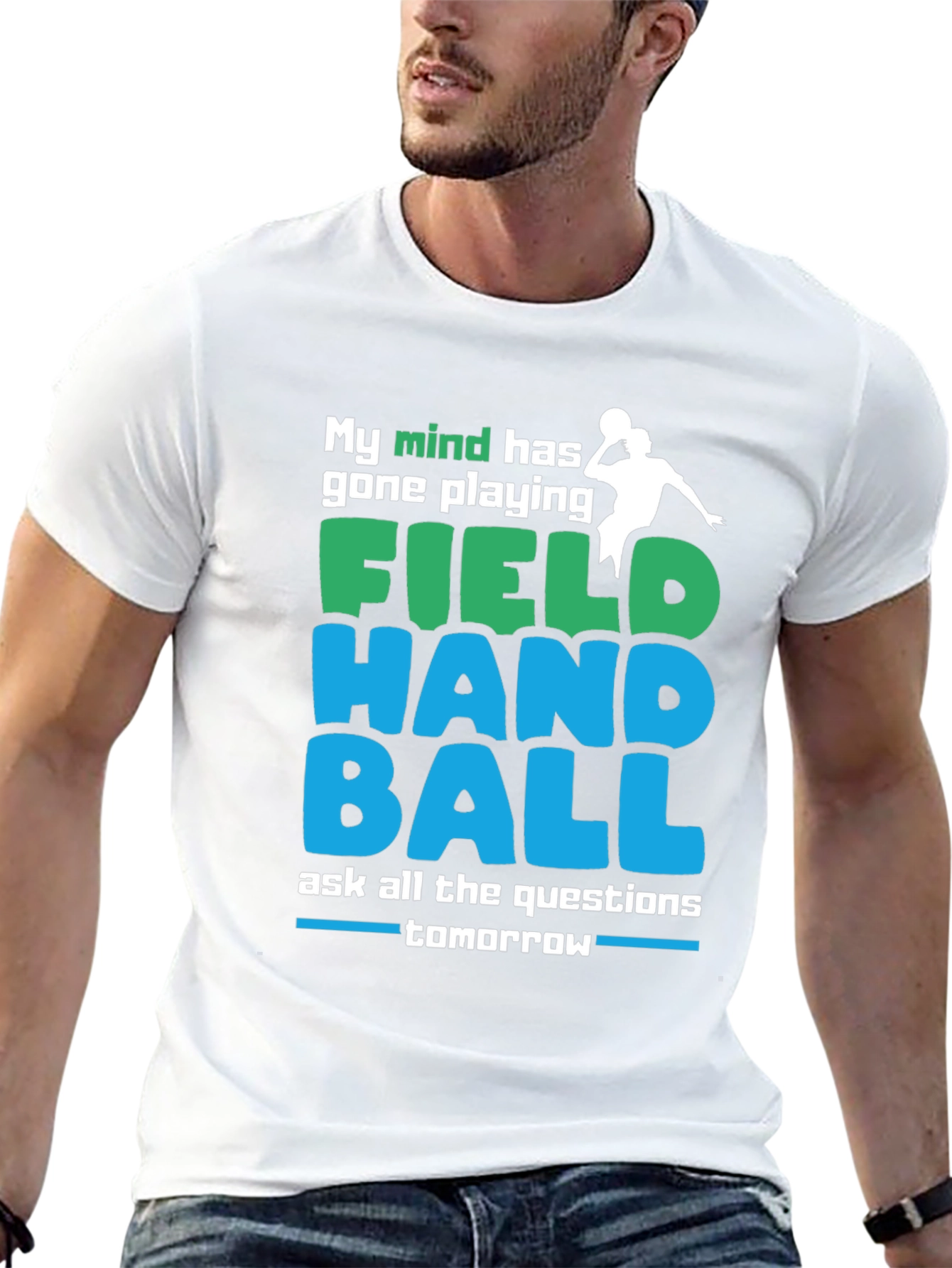 Field Handball T-Shirt: My Mind Has Gone Playing