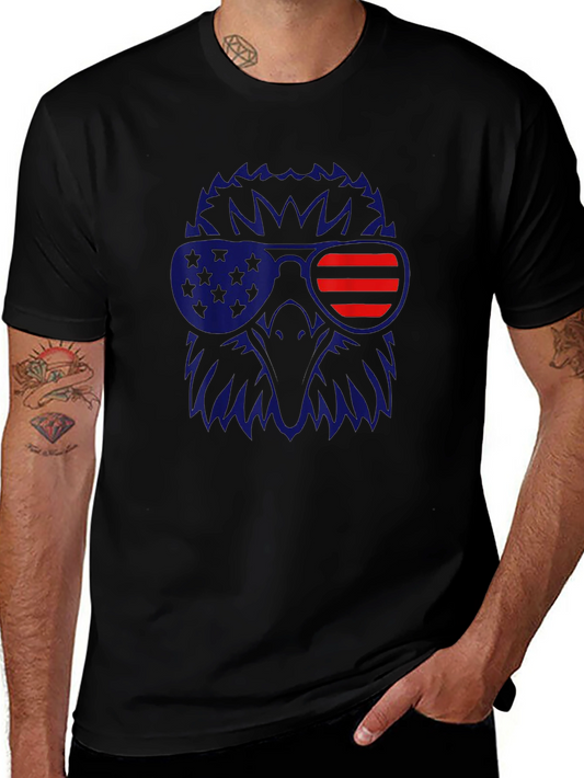 Patriotic Eagle Sunglasses T-Shirt