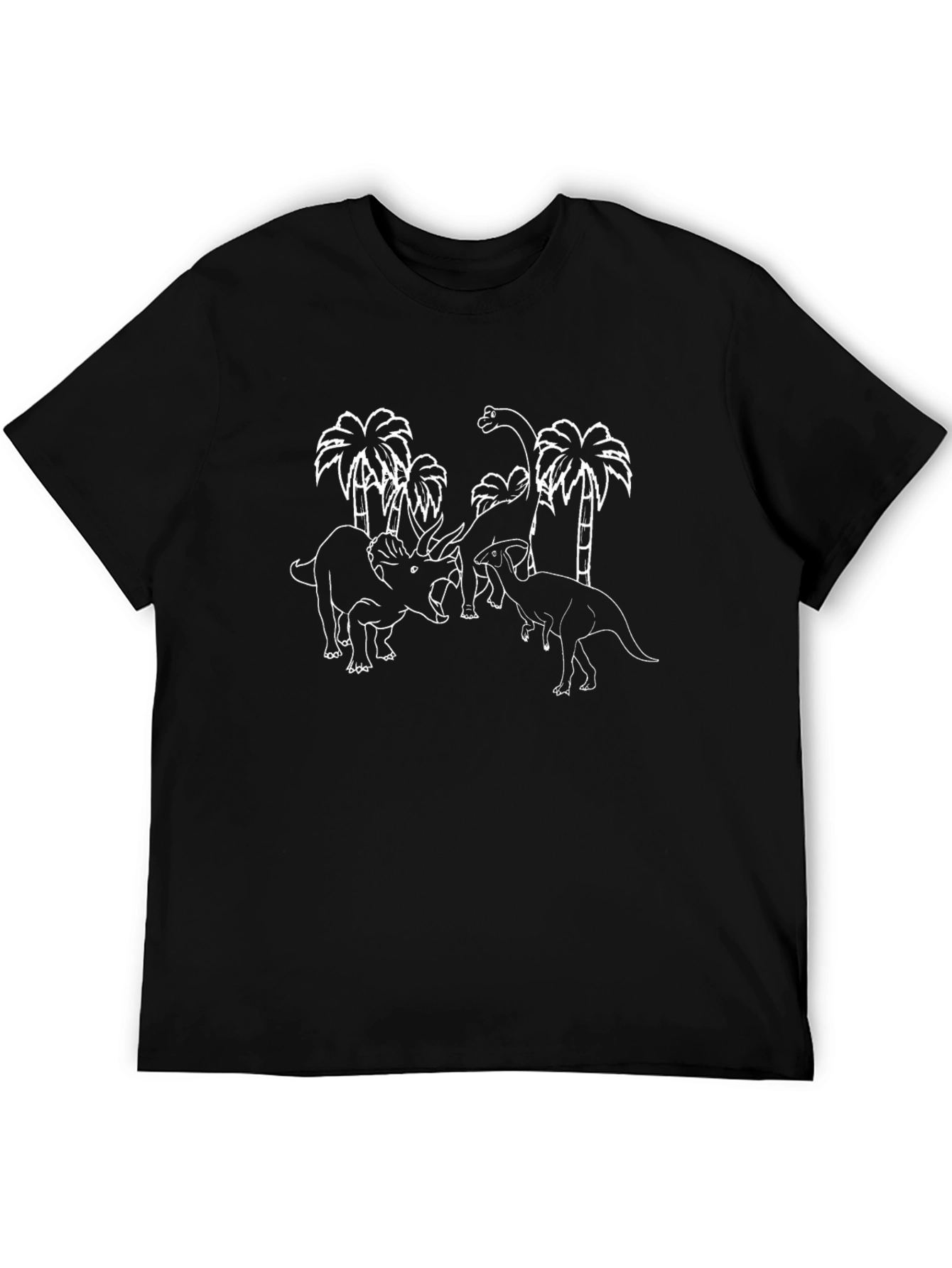 Dinosaur Graphic Tee - Black