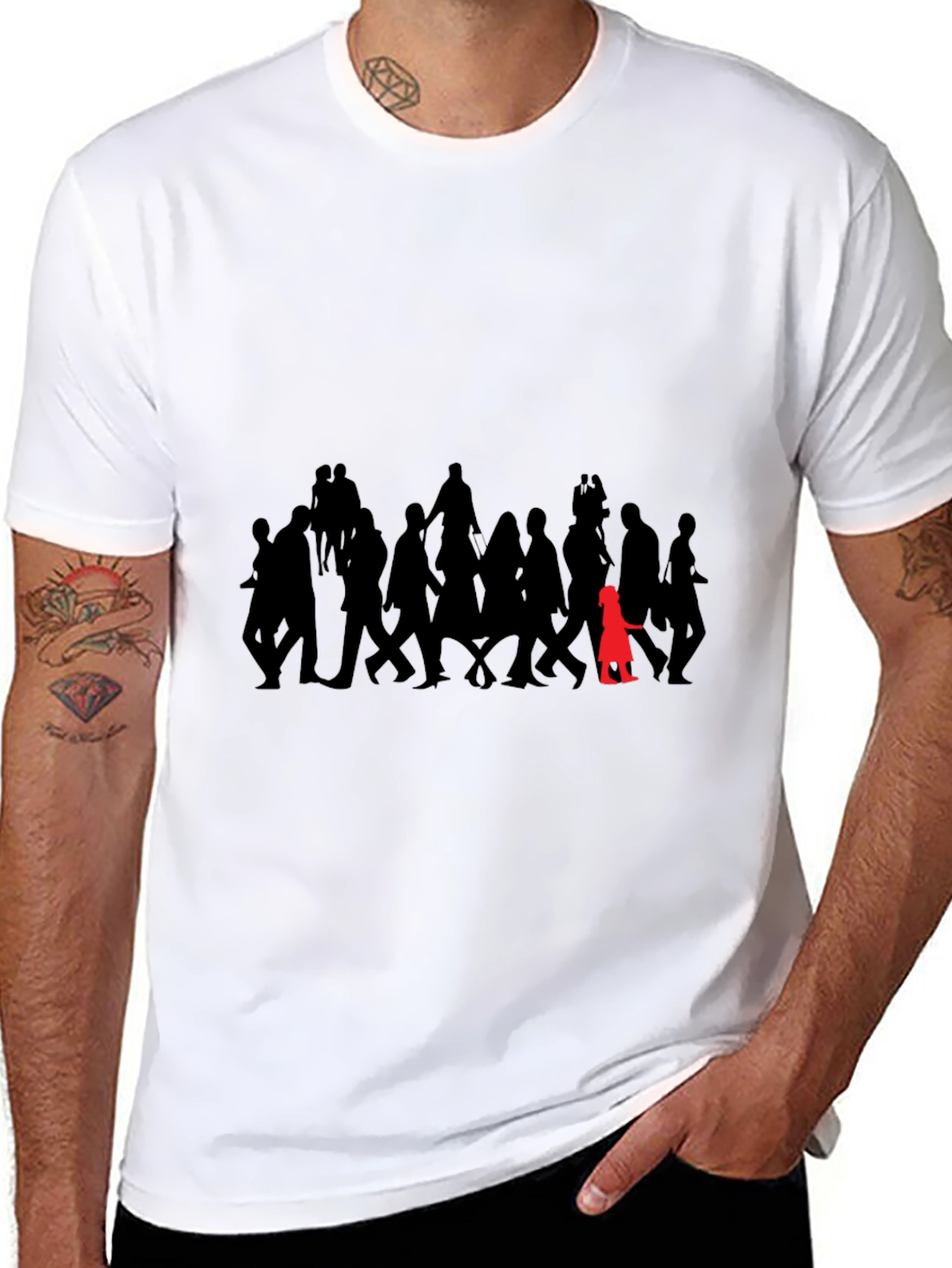 Silhouette Graphic T-Shirt - Express Yourself