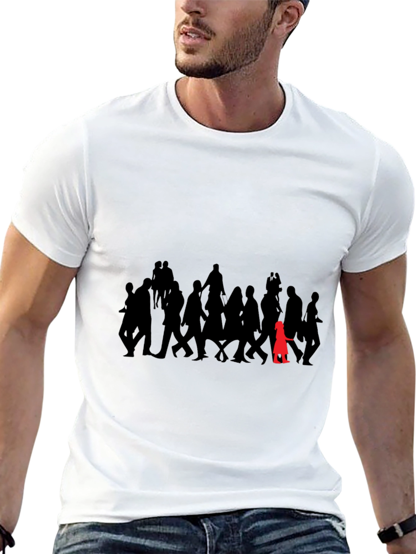 Silhouette Graphic T-Shirt - Express Yourself