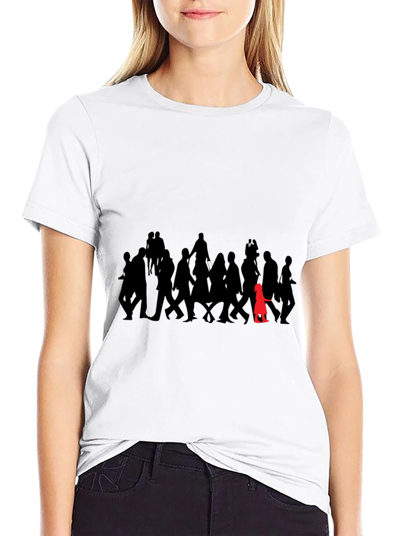 Silhouette Graphic T-Shirt - Express Yourself
