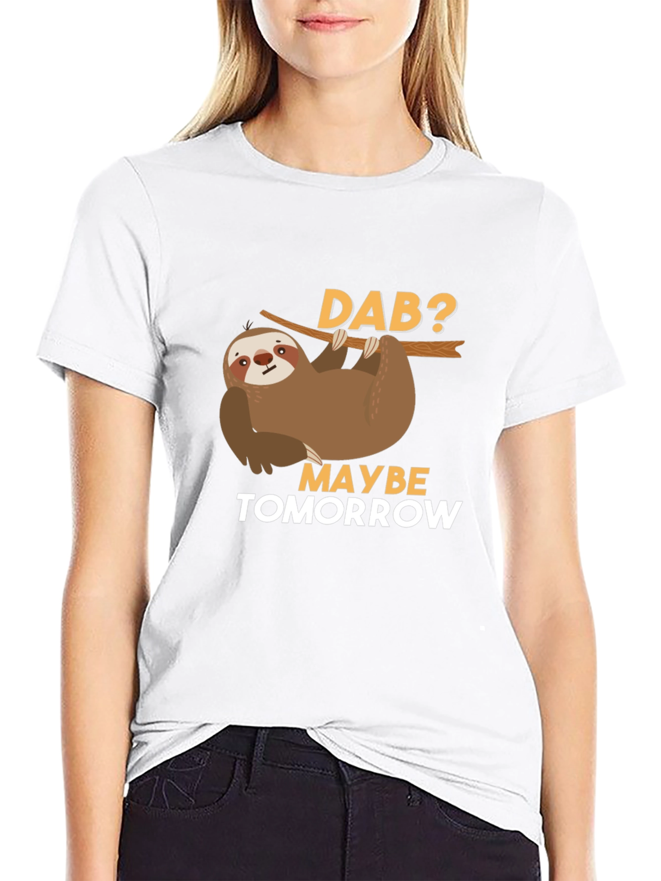Funny Sloth Dab Tomorrow T-Shirt