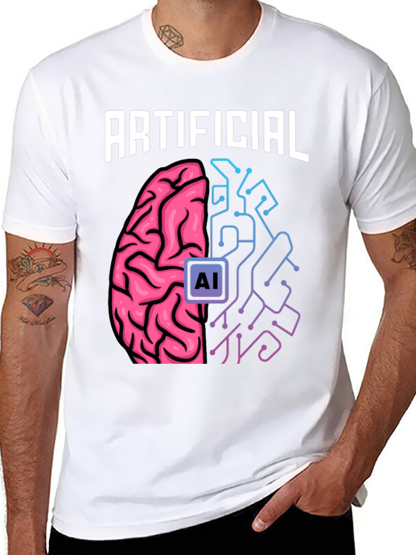 Artificial Intelligence Brain T-Shirt