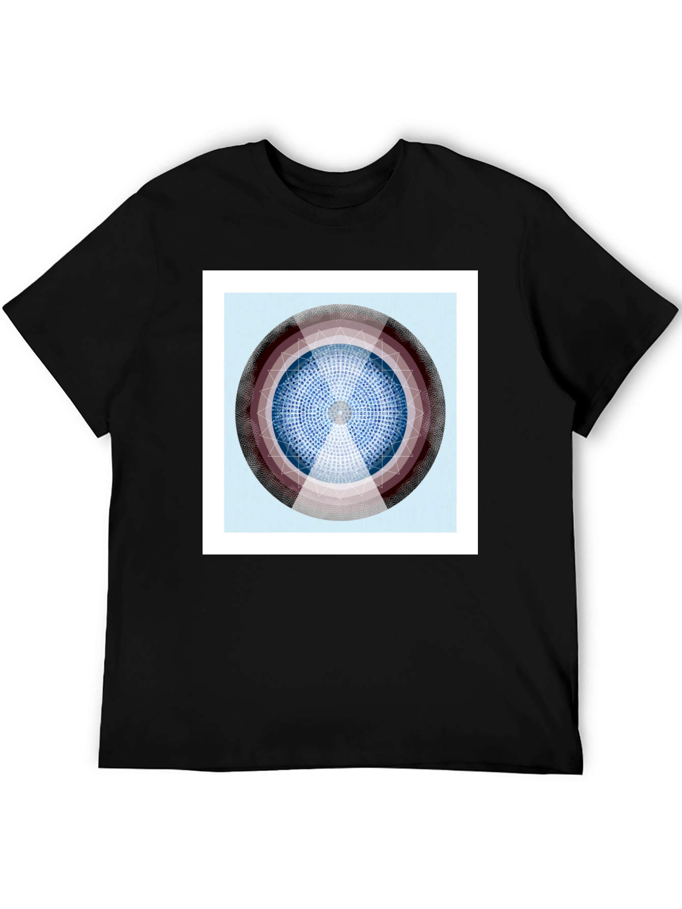 Geometric Design T-Shirt - Modern Art Tee