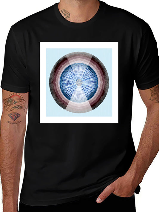 Geometric Design T-Shirt - Modern Art Tee