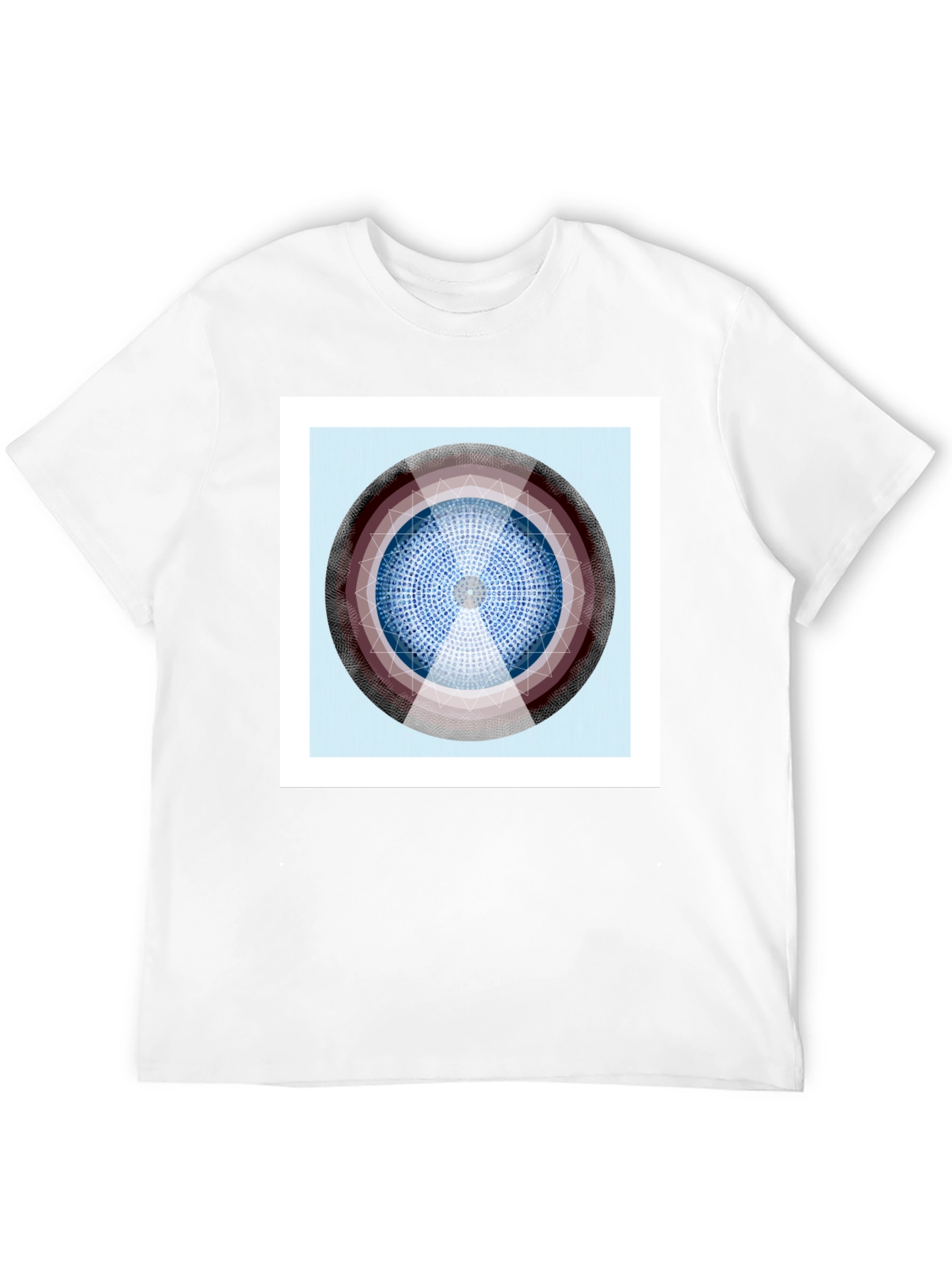 Geometric Design T-Shirt - Modern Art Tee