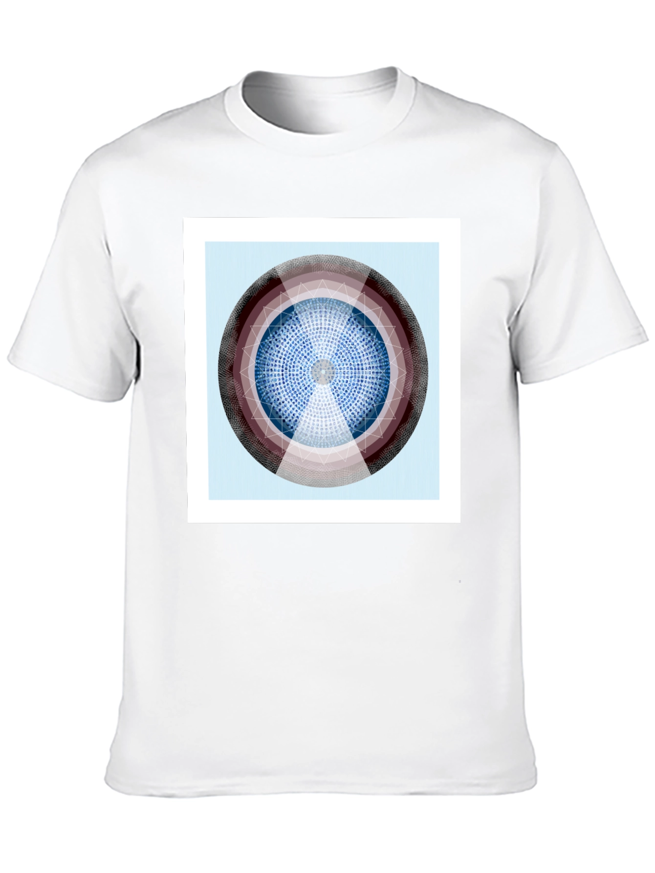 Geometric Design T-Shirt - Modern Art Tee