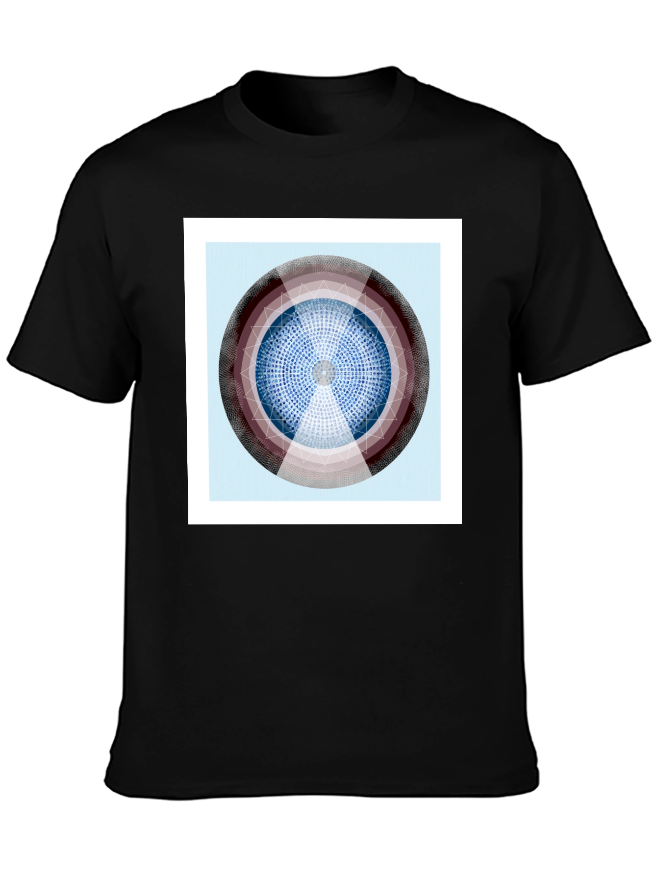Geometric Design T-Shirt - Modern Art Tee