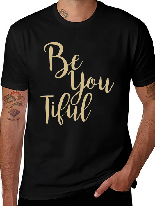 Be You Tiful Black Graphic Tee
