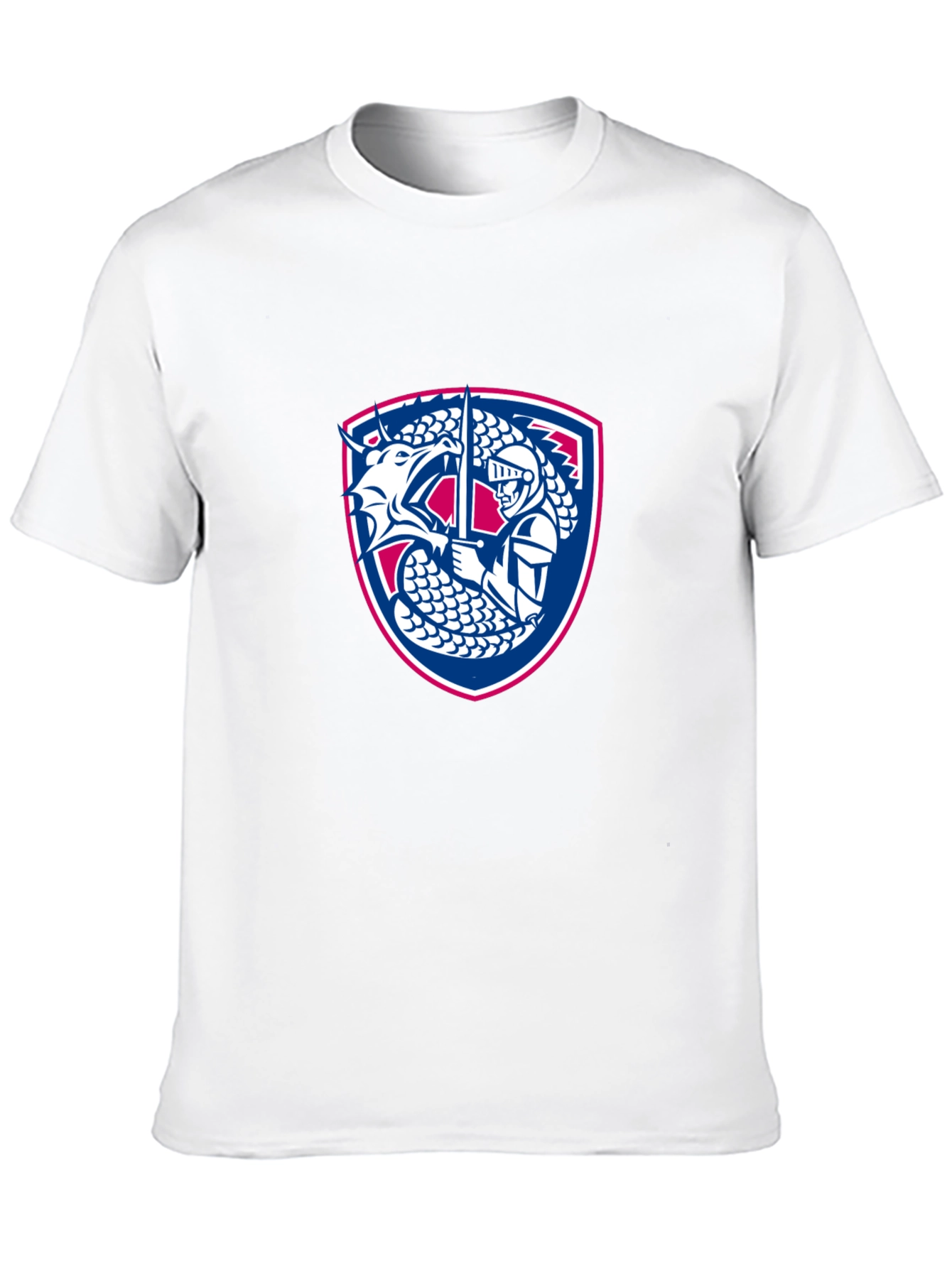 Dragon Knight Emblem Graphic T-Shirt