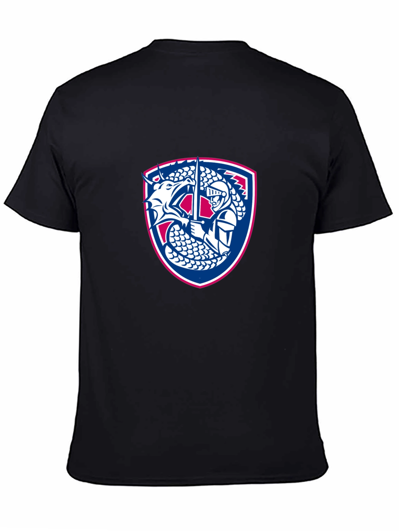 Dragon Knight Emblem Graphic T-Shirt