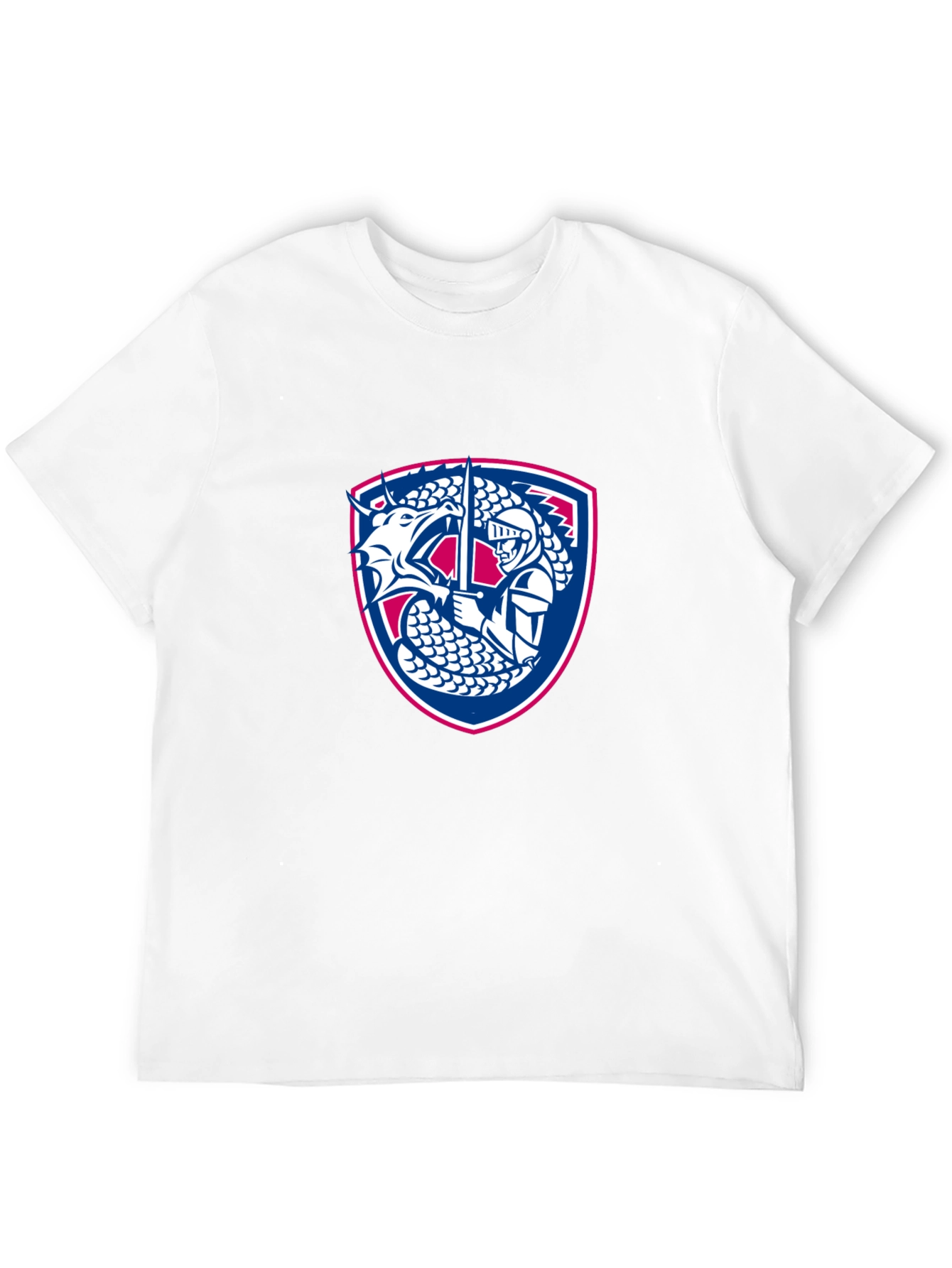 Dragon Knight Emblem Graphic T-Shirt
