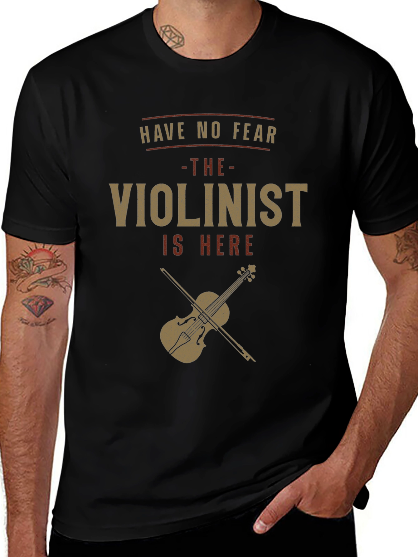 Violinist Graphic Tee - Have No Fear!