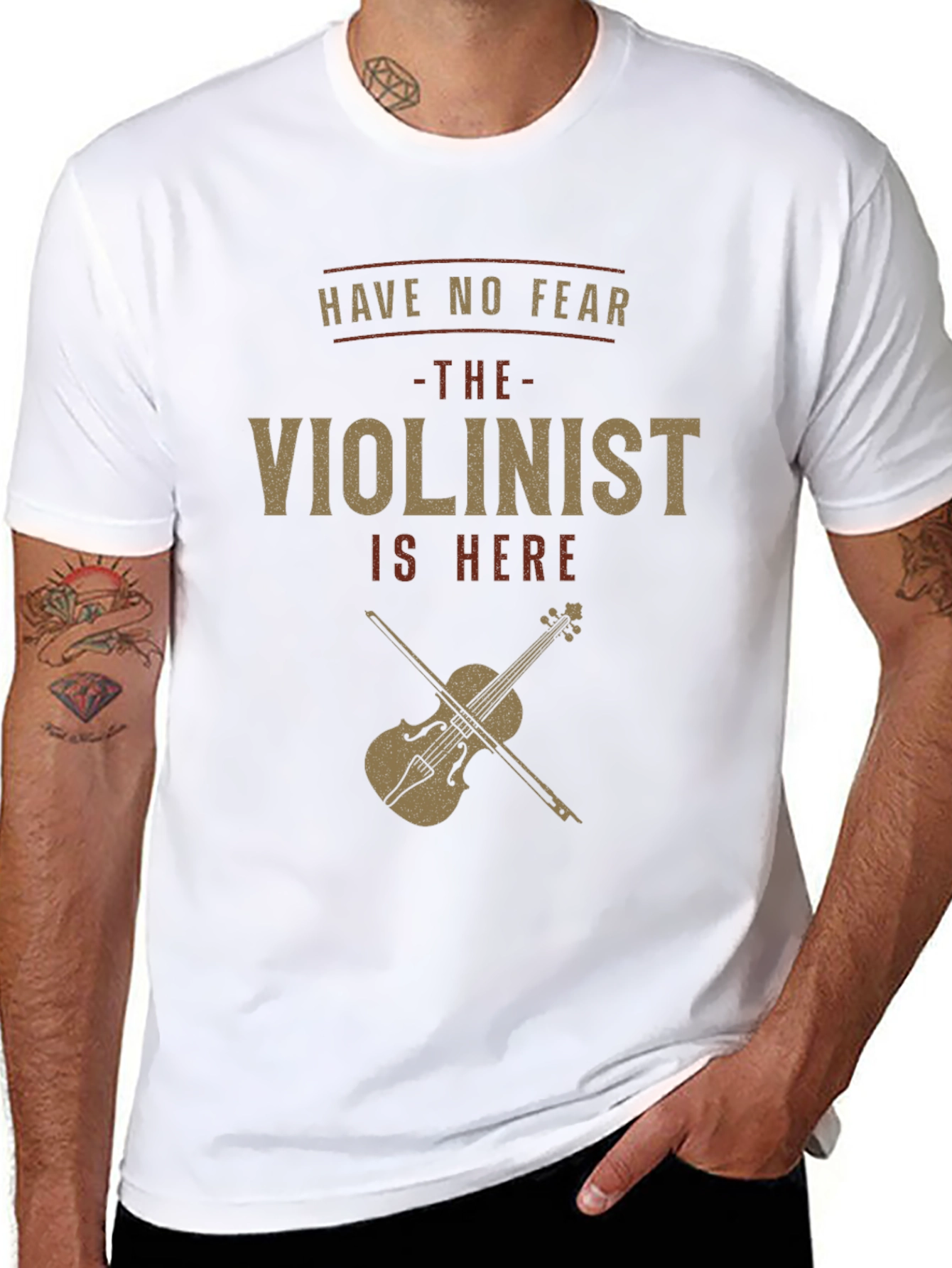 Violinist Graphic Tee - Have No Fear!