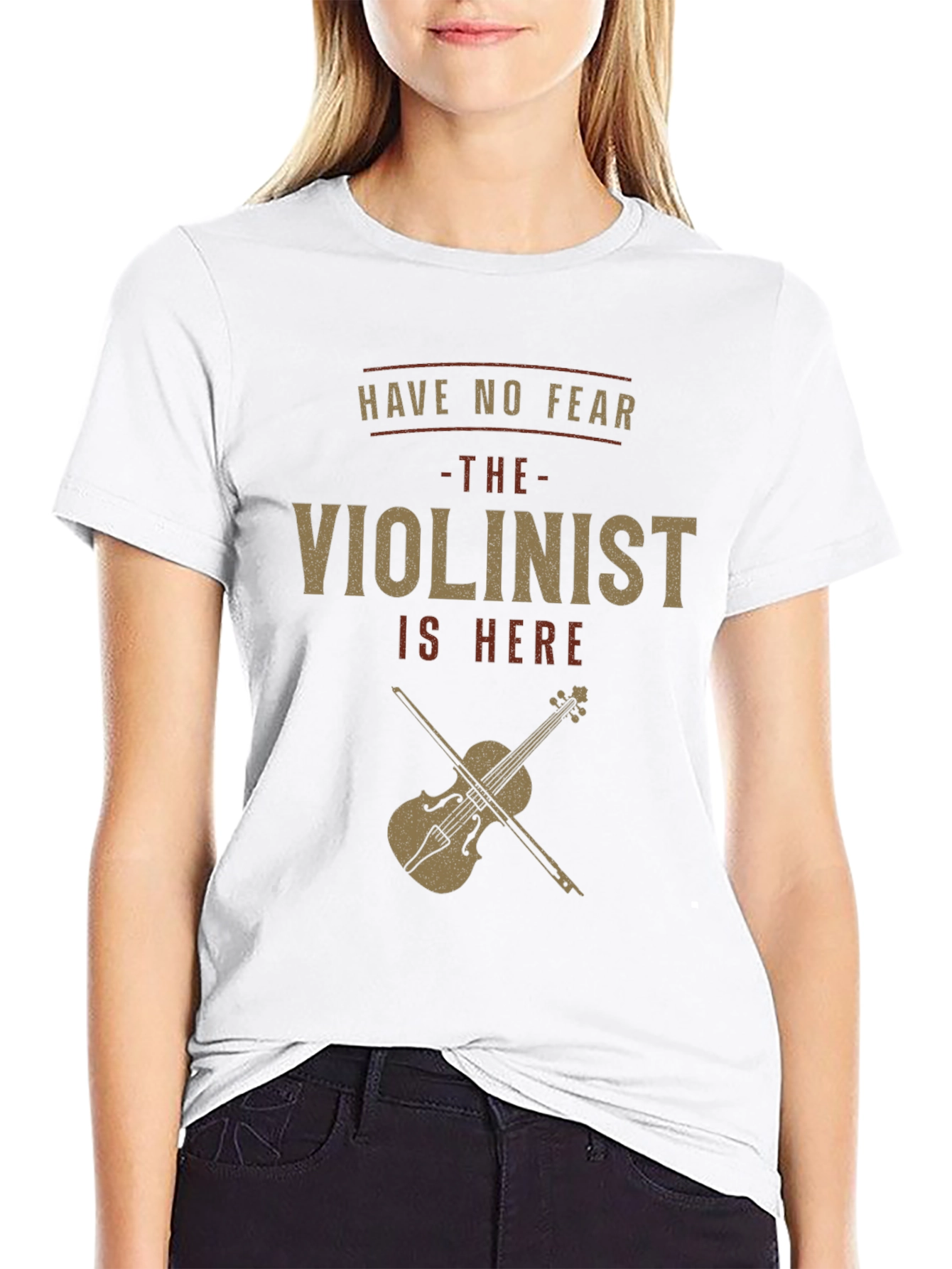 Violinist Graphic Tee - Have No Fear!