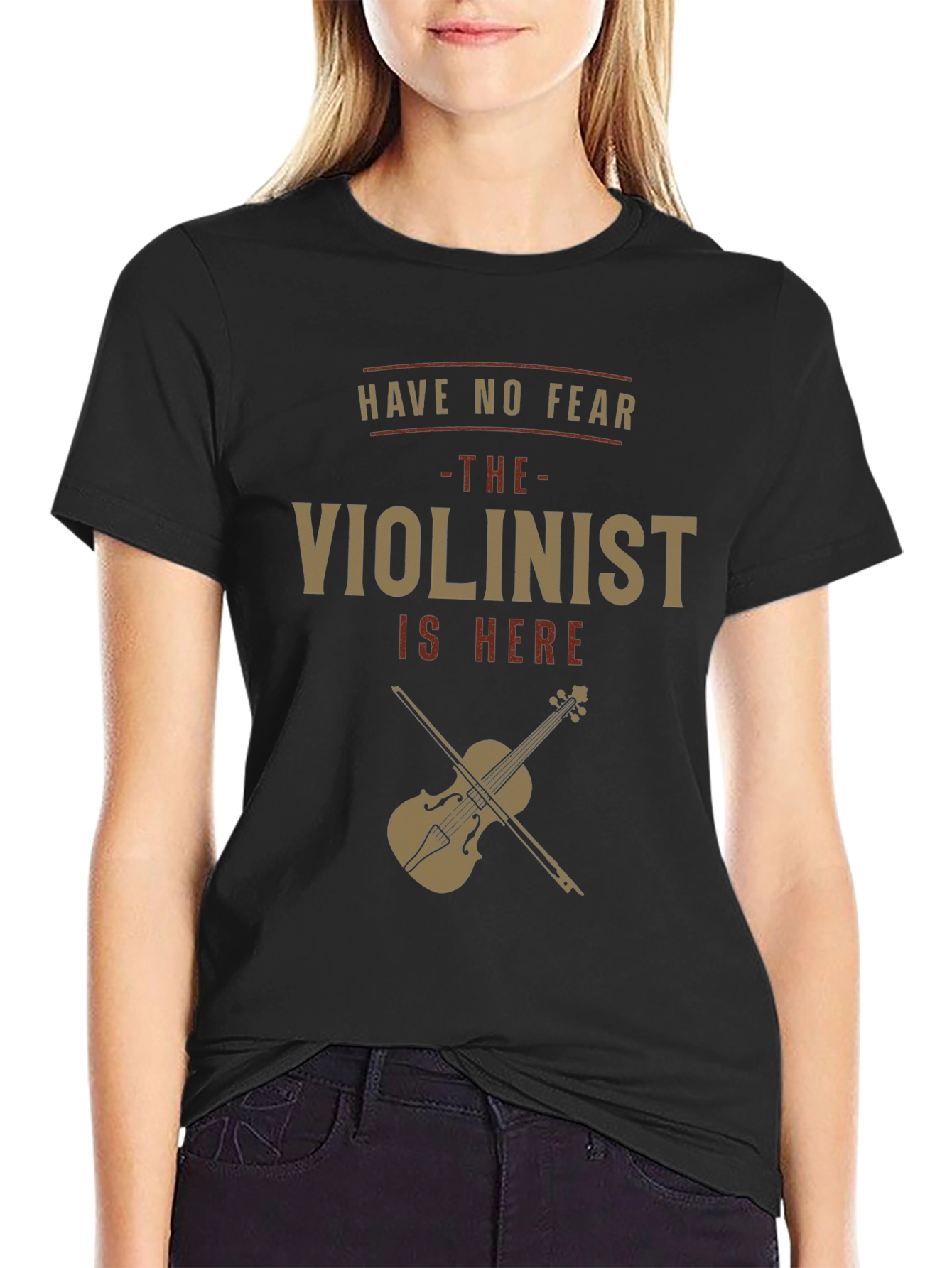 Violinist Graphic Tee - Have No Fear!