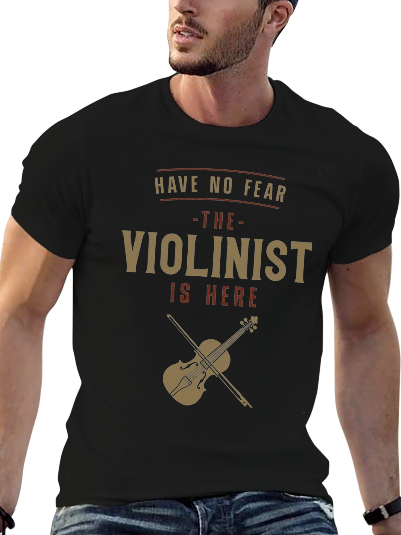 Violinist Graphic Tee - Have No Fear!
