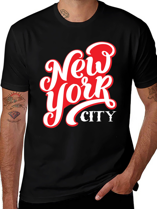 New York City Graphic Tee - Stylish Black T-Shirt
