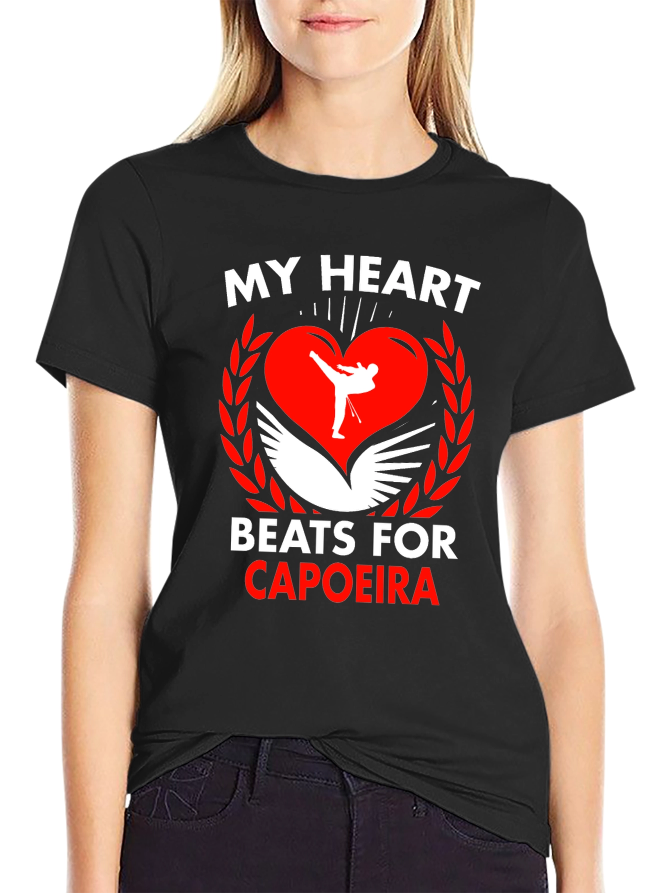 Capoeira Heartbeat T-Shirt - Martial Arts Tee
