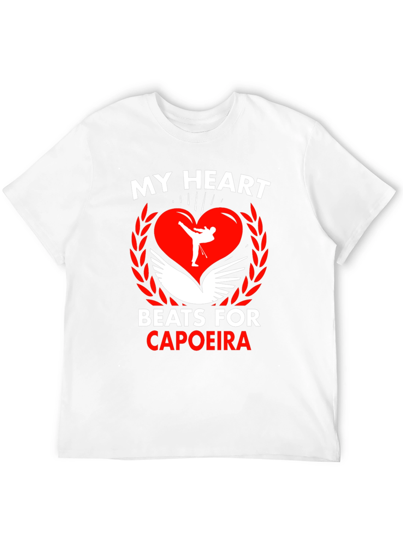 Capoeira Heartbeat T-Shirt - Martial Arts Tee