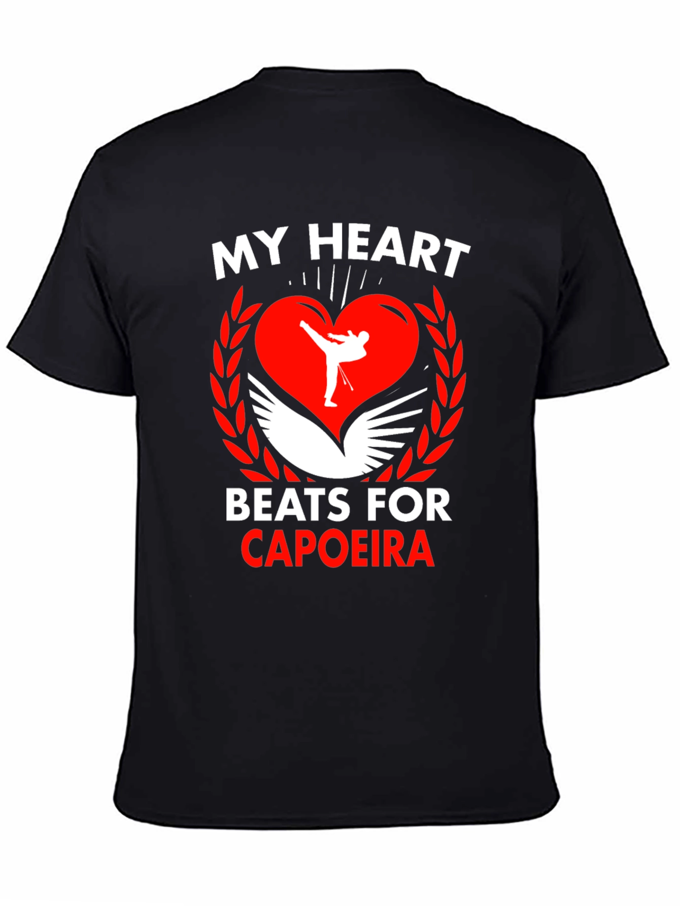 Capoeira Heartbeat T-Shirt - Martial Arts Tee