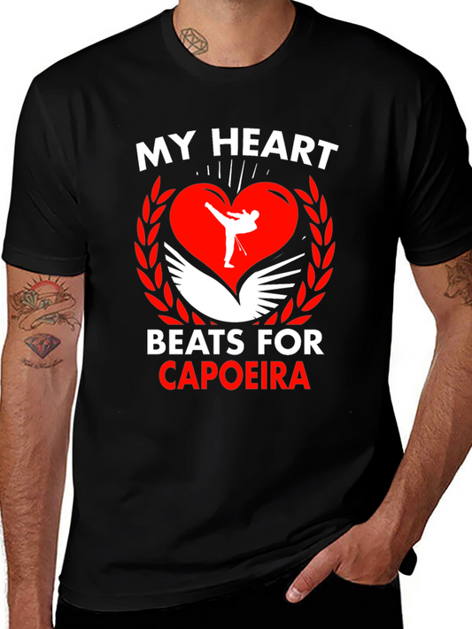 Capoeira Heartbeat T-Shirt - Martial Arts Tee