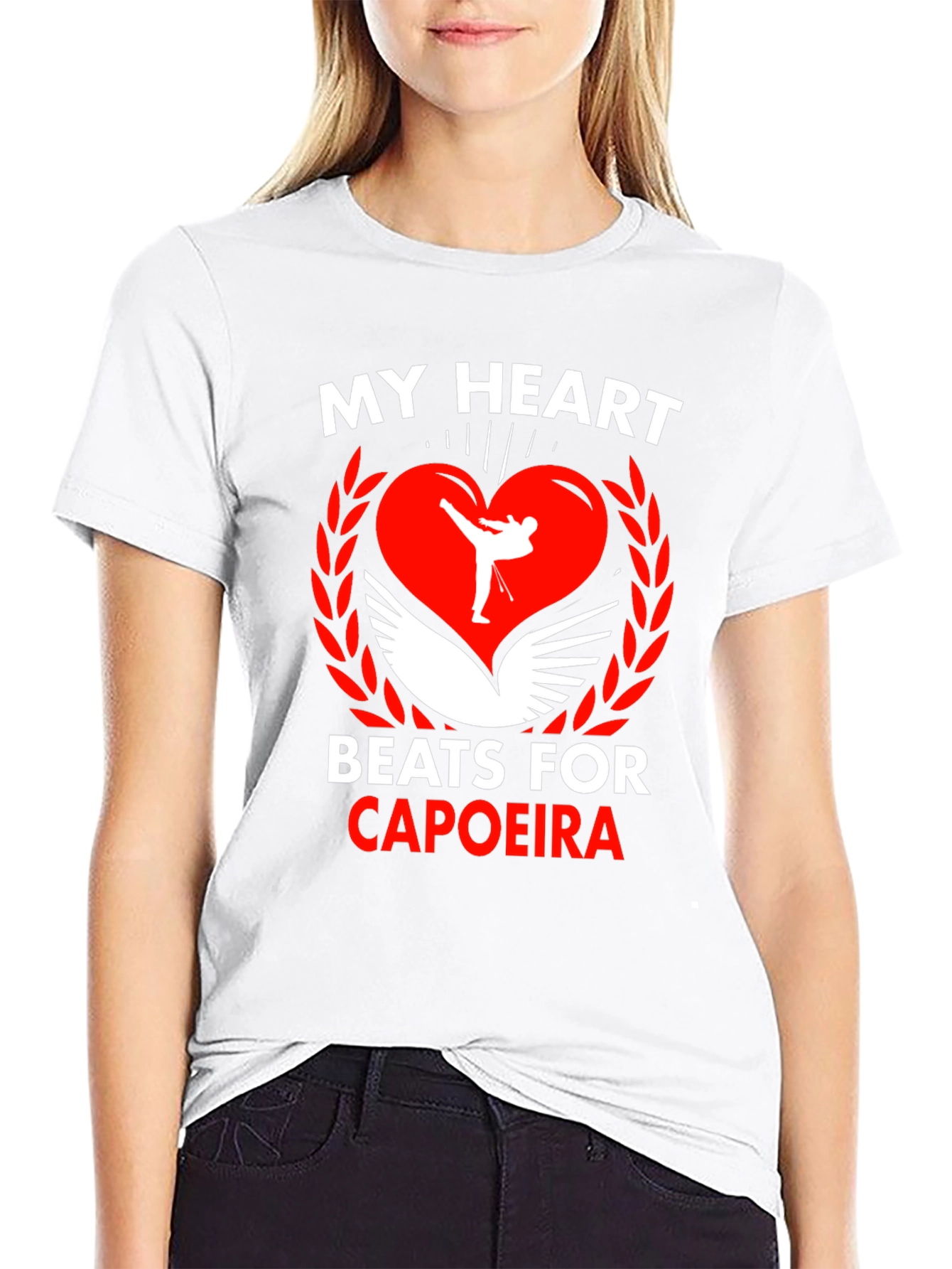 Capoeira Heartbeat T-Shirt - Martial Arts Tee