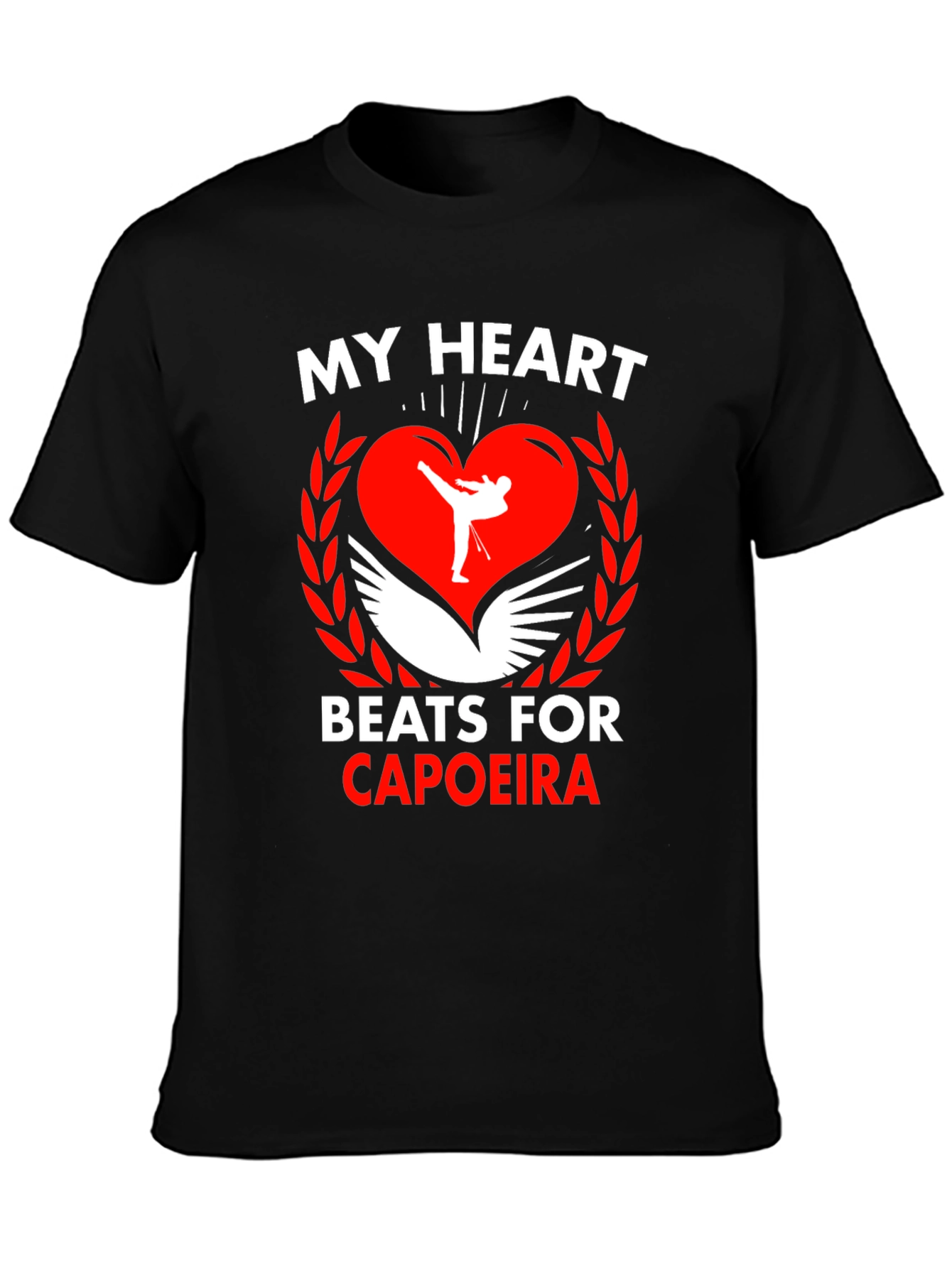 Capoeira Heartbeat T-Shirt - Martial Arts Tee