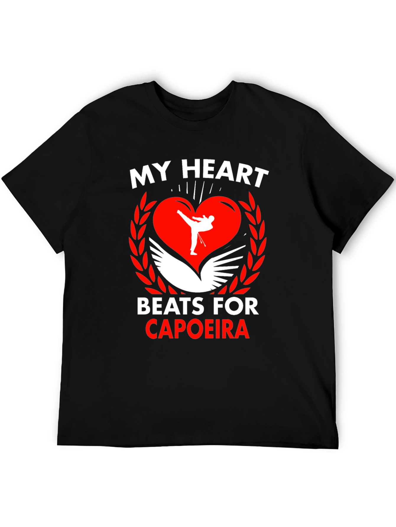 Capoeira Heartbeat T-Shirt - Martial Arts Tee