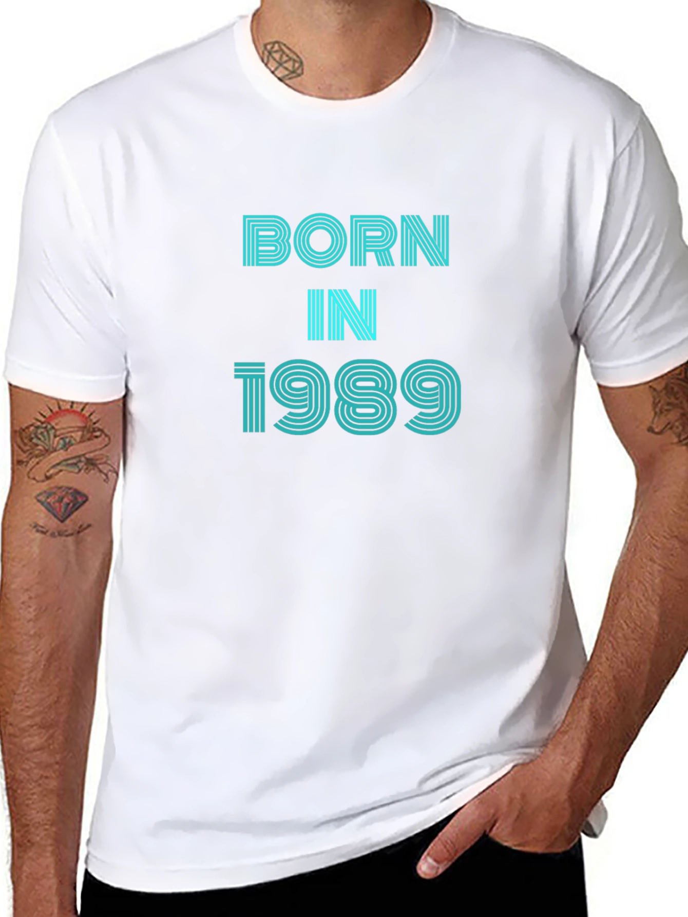 Born in 1989 Graphic Tee - Black T-Shirt