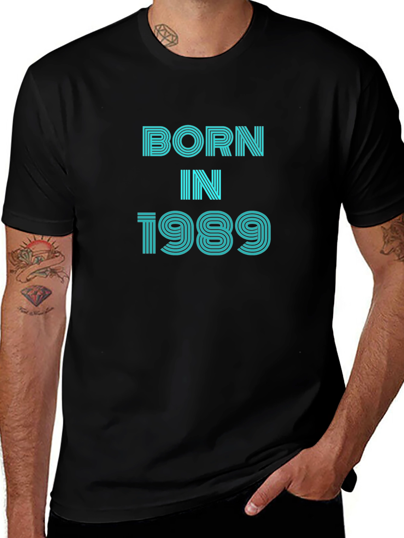 Born in 1989 Graphic Tee - Black T-Shirt