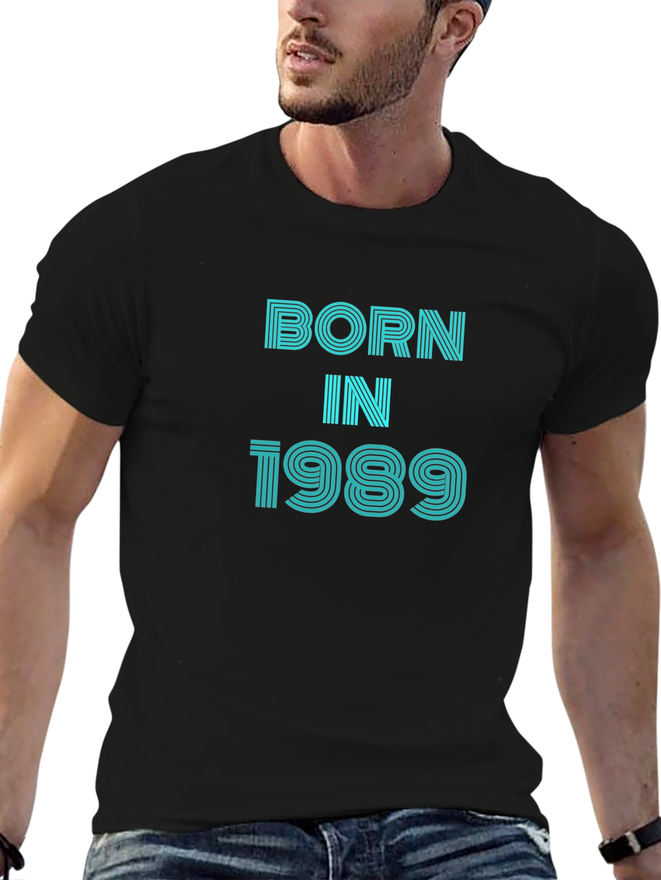 Born in 1989 Graphic Tee - Black T-Shirt