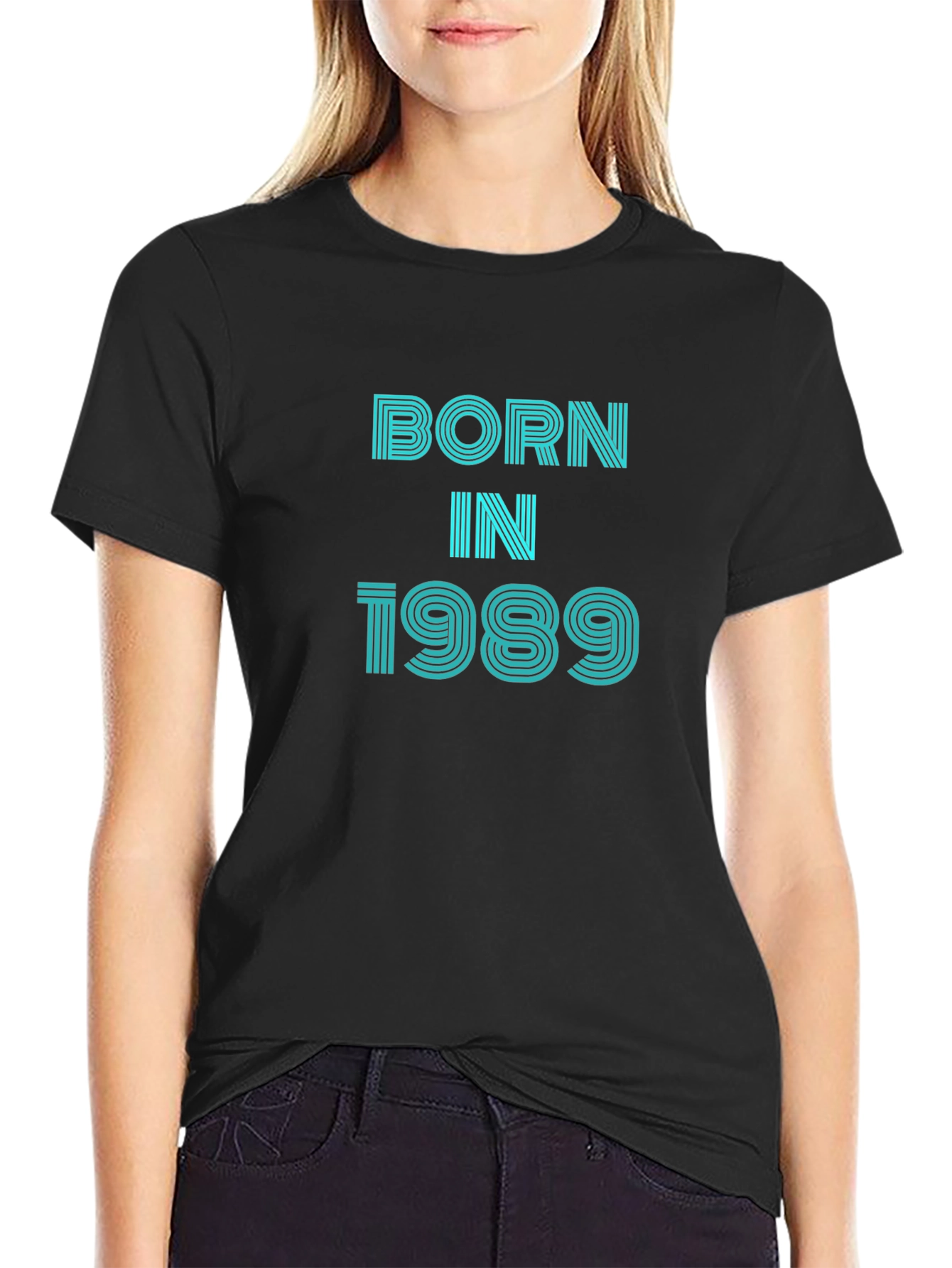 Born in 1989 Graphic Tee - Black T-Shirt