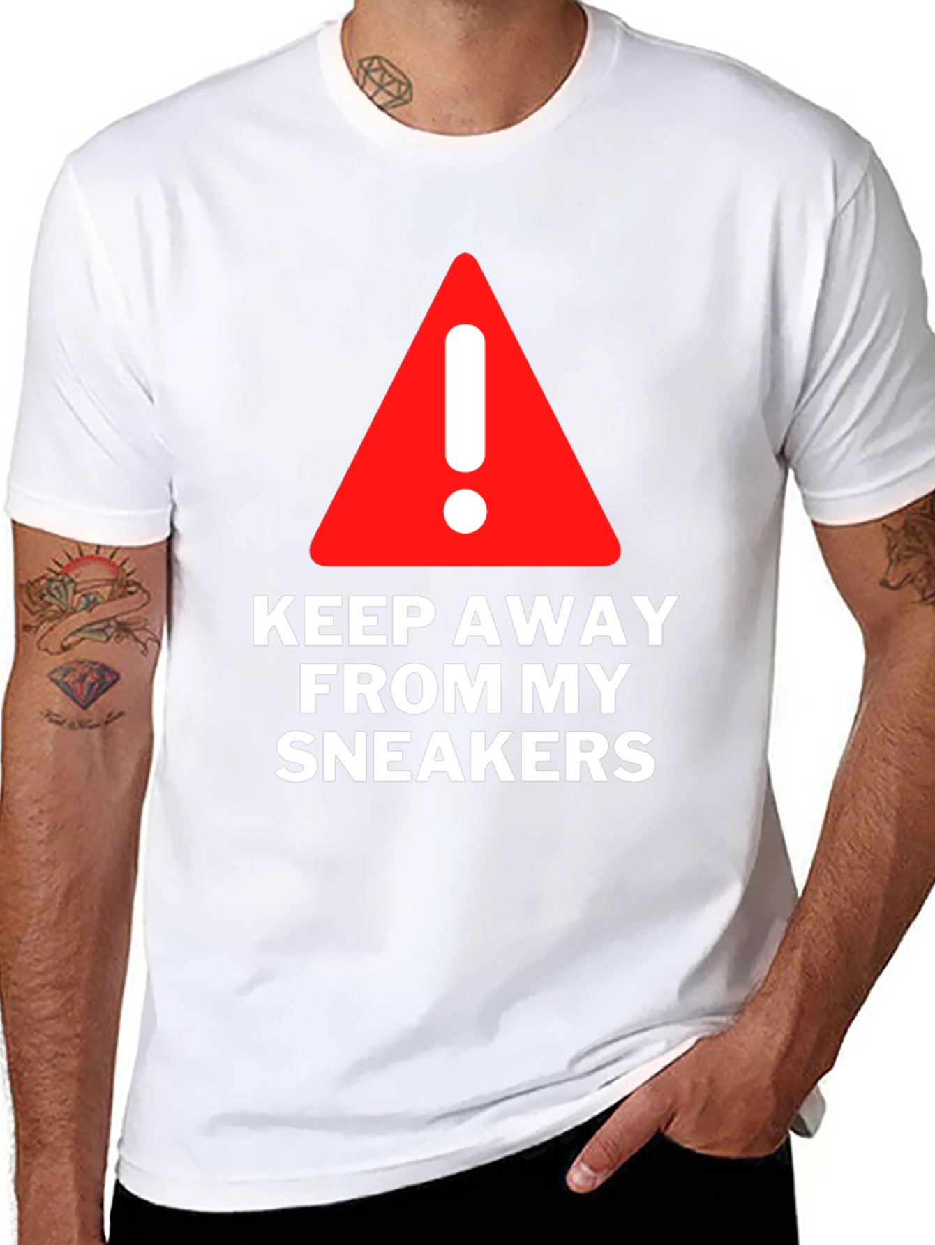 Keep Away From My Sneakers Graphic Tee
