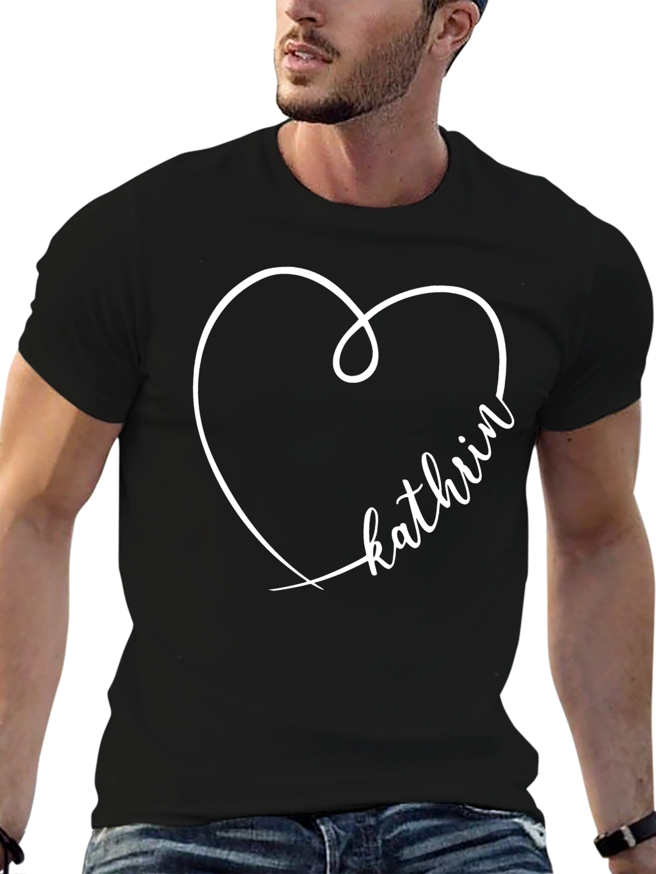 Kathrin Heart Tee - Personalized Gift